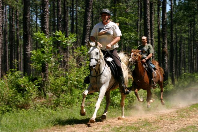 Blazing Saddles 08 pulling up at finish